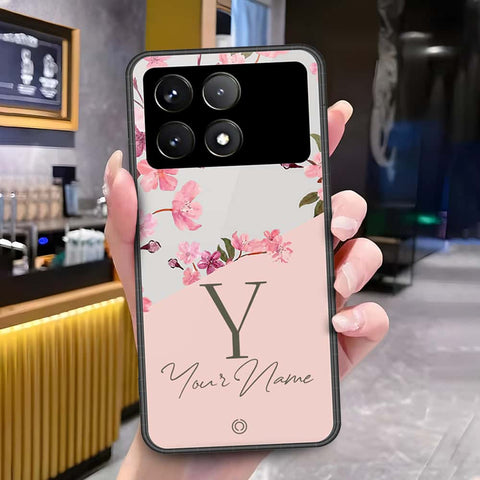 Xiaomi Poco X6 Pro Cover - Onation Your Name Series - HQ Ultra Shine Premium Infinity Glass Soft Silicon Borders Case