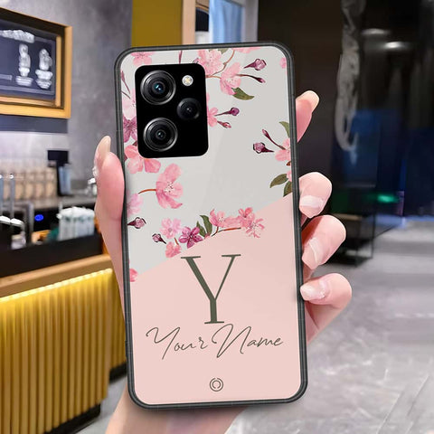 Xiaomi Poco X5 Pro Cover - Onation Your Name Series - HQ Ultra Shine Premium Infinity Glass Soft Silicon Borders Case