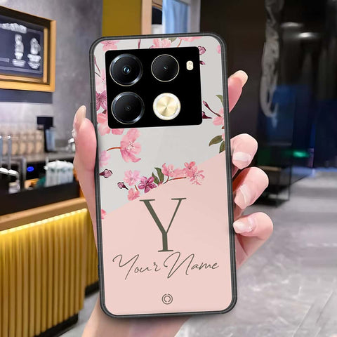 Infinix Note 40 Pro Plus Cover - Onation Your Name Series - HQ Ultra Shine Premium Infinity Glass Soft Silicon Borders Case