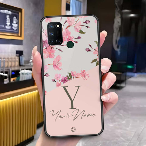 Realme 7i Cover - Onation Your Name Series - HQ Ultra Shine Premium Infinity Glass Soft Silicon Borders Case