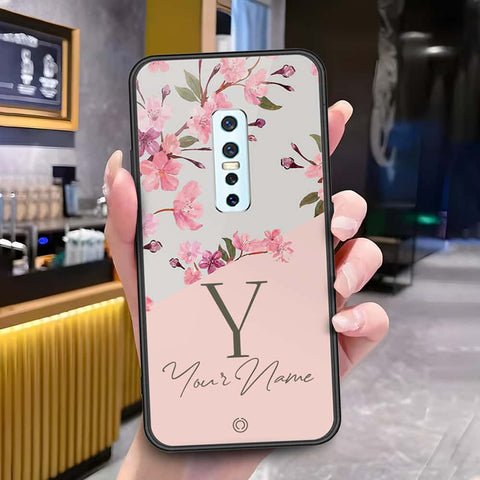 Vivo V17 Pro Cover - Onation Your Name Series - HQ Ultra Shine Premium Infinity Glass Soft Silicon Borders Case