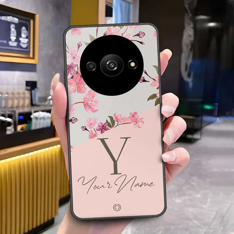 Xiaomi Redmi A3x Cover - Onation Your Name Series - HQ Ultra Shine Premium Infinity Glass Soft Silicon Borders Case