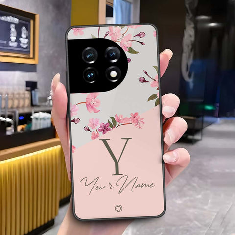 OnePlus Ace 2 Pro Cover - Onation Your Name Series - HQ Ultra Shine Premium Infinity Glass Soft Silicon Borders Case