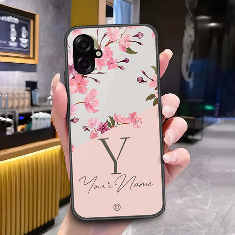 Samsung Galaxy F07 Cover - Onation Your Name Series - HQ Ultra Shine Premium Infinity Glass Soft Silicon Borders Case