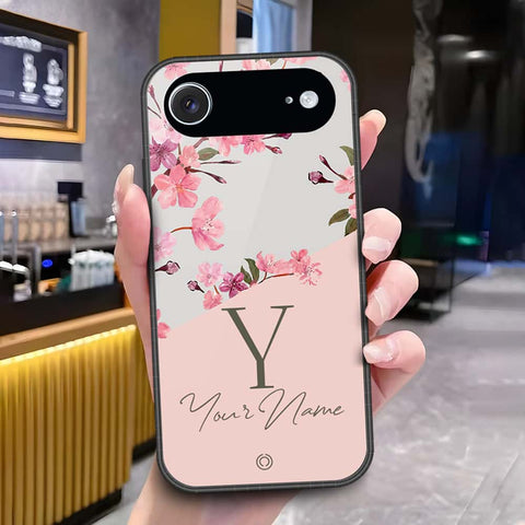 iPhone 17 Air - Onation Your Name Series - HQ Ultra Shine Premium Infinity Glass Soft Silicon Borders Case