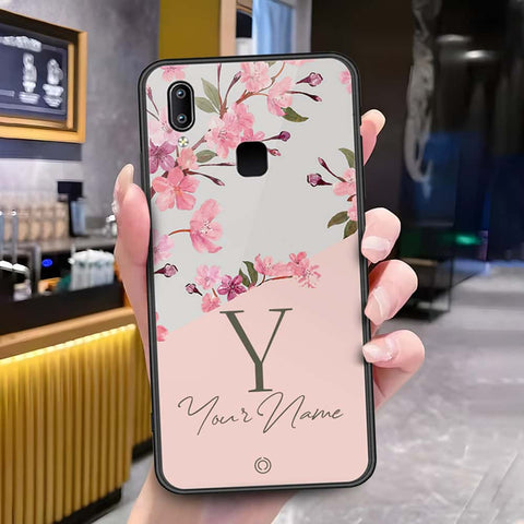 Vivo Y91 Cover - Onation Your Name Series - HQ Ultra Shine Premium Infinity Glass Soft Silicon Borders Case