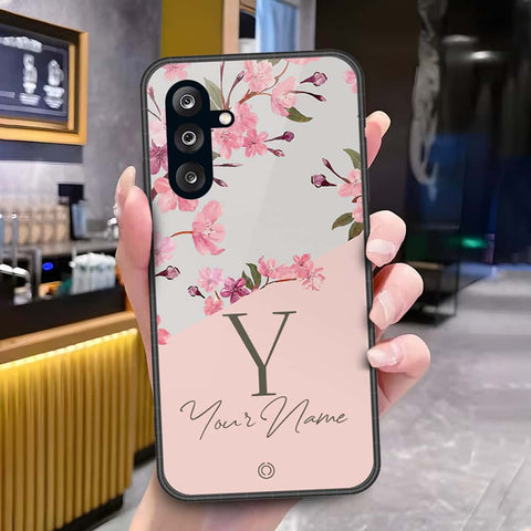 Samsung Galaxy A57 Cover - Onation Your Name Series - HQ Ultra Shine Premium Infinity Glass Soft Silicon Borders Case