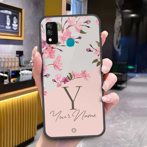 Huawei Y8s Cover - Onation Your Name Series3 - HQ Ultra Shine Premium Infinity Glass Soft Silicon Borders Case