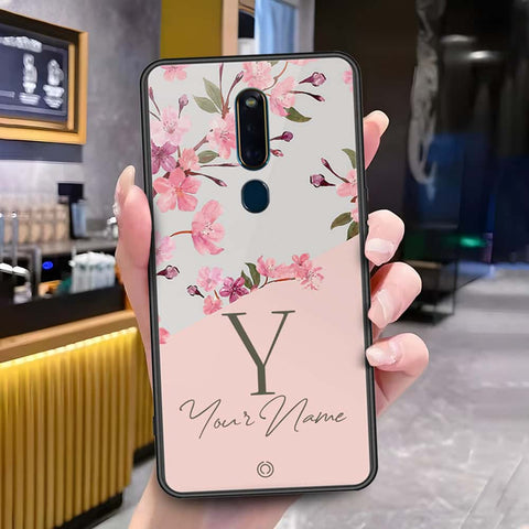 Oppo R19 Cover - Onation Your Name Series - HQ Ultra Shine Premium Infinity Glass Soft Silicon Borders Case