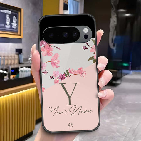 Google Pixel 9 Pro XL Cover - Onation Your Name Series - HQ Ultra Shine Premium Infinity Glass Soft Silicon Borders Case