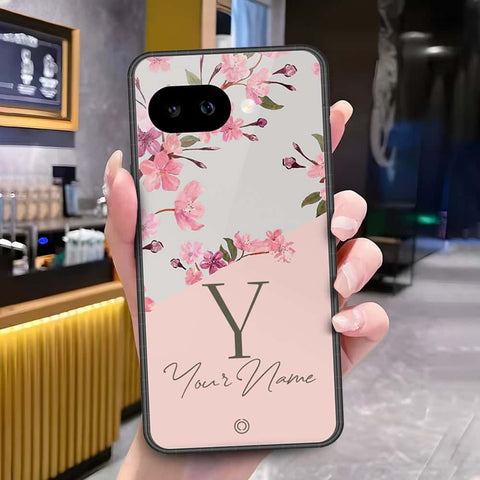 Google Pixel 9a Cover - Onation Your Name Series - HQ Ultra Shine Premium Infinity Glass Soft Silicon Borders Case