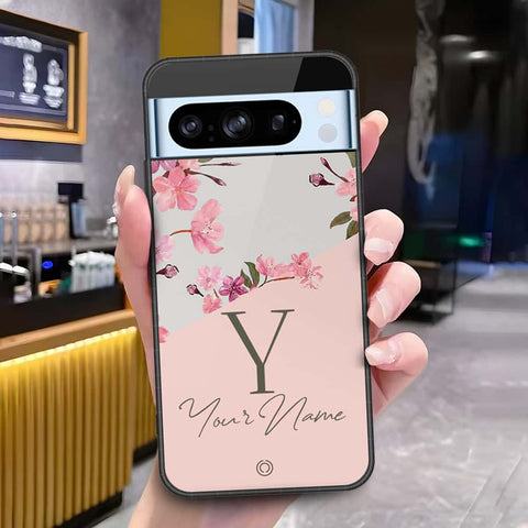 Google Pixel 8 Pro Cover - Onation Your Name Series3 - HQ Ultra Shine Premium Infinity Glass Soft Silicon Borders Case