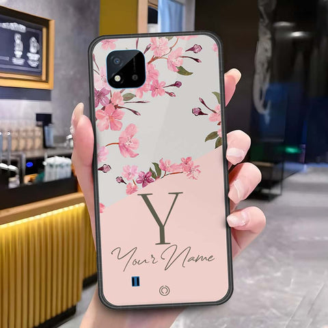 Realme C20A Cover - Onation Your Name Series - HQ Ultra Shine Premium Infinity Glass Soft Silicon Borders Case