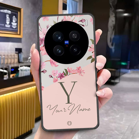 Vivo V7 Plus Cover - Onation Your Name Series - HQ Ultra Shine Premium Infinity Glass Soft Silicon Borders Case
