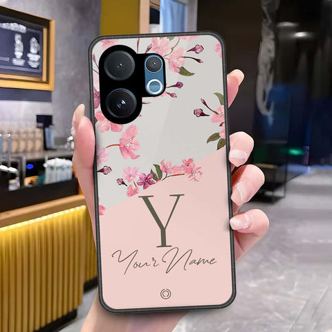 Vivo V60 Lite 5G Cover - Onation Your Name Series - HQ Ultra Shine Premium Infinity Glass Soft Silicon Borders Case