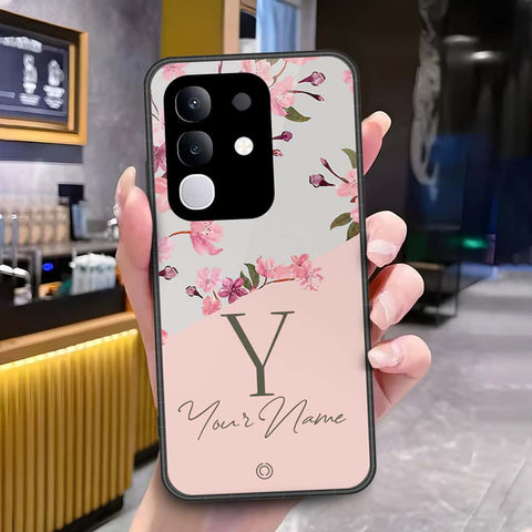 Vivo T4x Cover - Onation Your Name Series3 - HQ Ultra Shine Premium Infinity Glass Soft Silicon Borders Case
