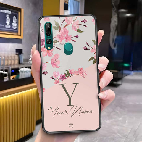 Huawei P Smart Z Cover - Onation Your Name Series - HQ Ultra Shine Premium Infinity Glass Soft Silicon Borders Case