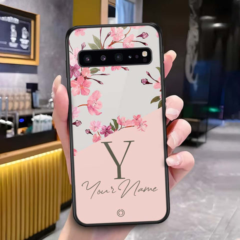 Samsung Galaxy S10 5G Cover - Onation Your Name Series3 - HQ Ultra Shine Premium Infinity Glass Soft Silicon Borders Case