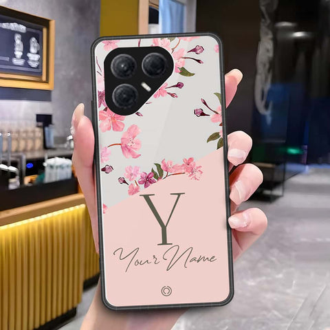 Tecno Pova 7 4G Cover - Onation Your Name Series3 - HQ Ultra Shine Premium Infinity Glass Soft Silicon Borders Case