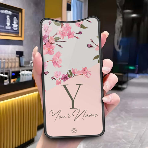 Oppo Find X Cover - Onation Your Name Series - HQ Ultra Shine Premium Infinity Glass Soft Silicon Borders Case