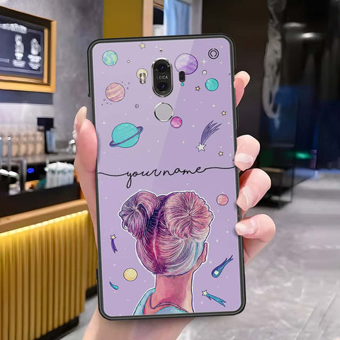 Huawei Mate 9 Cover - Onation Your Name Series - HQ Ultra Shine Premium Infinity Glass Soft Silicon Borders Case