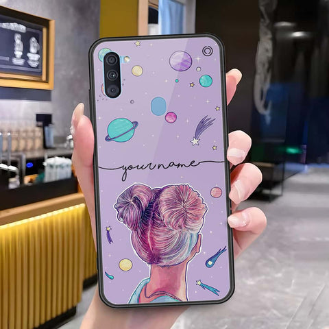 Samsung Galaxy A11 Cover - Onation Your Name Series - HQ Ultra Shine Premium Infinity Glass Soft Silicon Borders Case