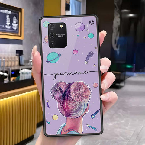 Samsung Galaxy S10 Lite Cover - Onation Your Name Series - HQ Ultra Shine Premium Infinity Glass Soft Silicon Borders Case