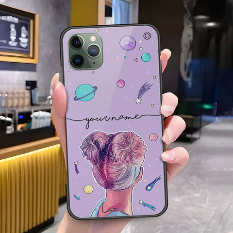 iPhone 11 Pro - Onation Your Name Series - HQ Ultra Shine Premium Infinity Glass Soft Silicon Borders Case
