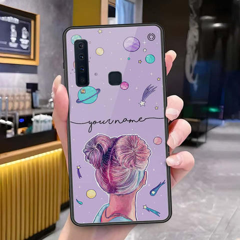Samsung Galaxy A9s Cover - Onation Your Name Series3 - HQ Ultra Shine Premium Infinity Glass Soft Silicon Borders Case