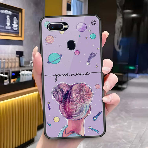 Oppo A7x Cover - Onation Your Name Series3 - HQ Ultra Shine Premium Infinity Glass Soft Silicon Borders Case