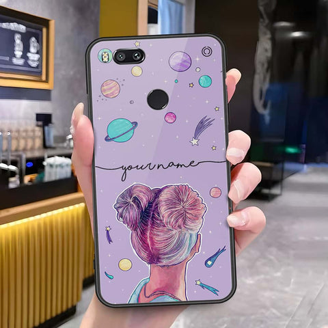 Xiaomi Mi A1 / Mi 5X Cover - Onation Your Name Series - HQ Ultra Shine Premium Infinity Glass Soft Silicon Borders Case