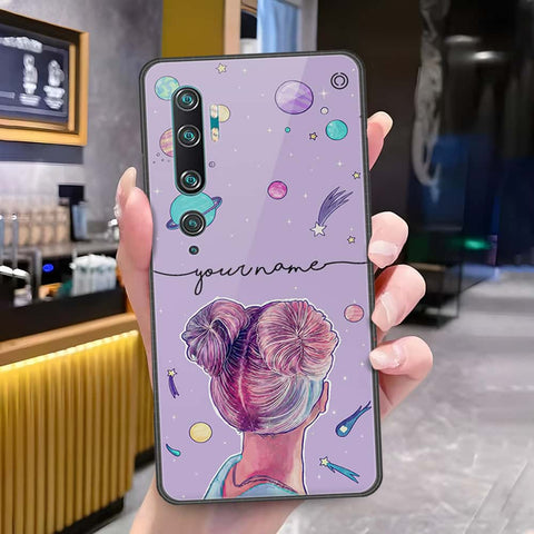 Xiaomi Mi CC9 Pro Cover - Onation Your Name Series - HQ Ultra Shine Premium Infinity Glass Soft Silicon Borders Case