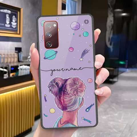 Samsung Galaxy S20 FE Cover - Onation Your Name Series - HQ Ultra Shine Premium Infinity Glass Soft Silicon Borders Case