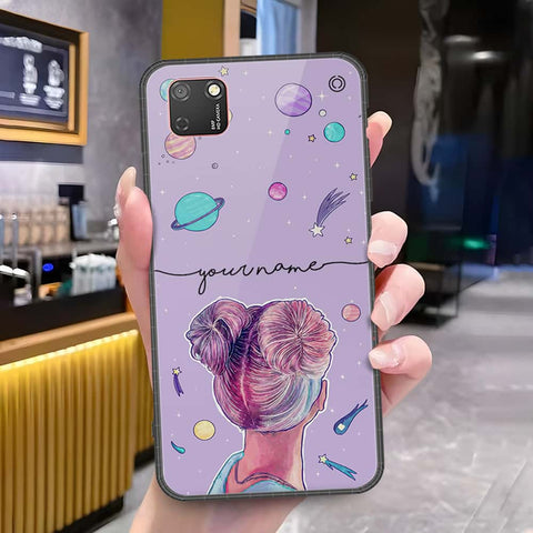 Huawei Y5p Cover - Onation Your Name Series - HQ Ultra Shine Premium Infinity Glass Soft Silicon Borders Case