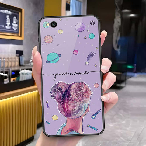 Xiaomi Redmi Go Cover - Onation Your Name Series - HQ Ultra Shine Premium Infinity Glass Soft Silicon Borders Case