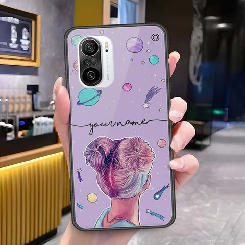 Xiaomi Redmi K40 Cover - Onation Your Name Series - HQ Ultra Shine Premium Infinity Glass Soft Silicon Borders Case