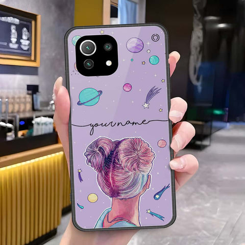 Xiaomi Mi 11 Lite 5G Cover - Onation Your Name Series - HQ Ultra Shine Premium Infinity Glass Soft Silicon Borders Case