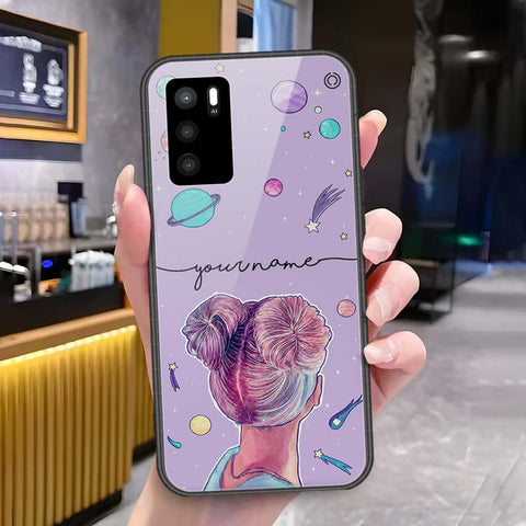 Oppo A16 Cover - Onation Your Name Series - HQ Ultra Shine Premium Infinity Glass Soft Silicon Borders Case