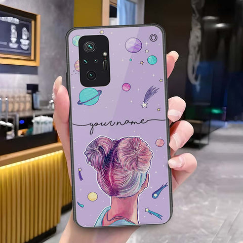 Xiaomi Redmi Note 10 Pro Max Cover - Onation Your Name Series - HQ Ultra Shine Premium Infinity Glass Soft Silicon Borders Case