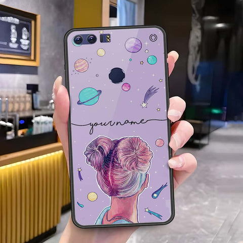 Huawei Honor 8 Cover - Onation Your Name Series - HQ Ultra Shine Premium Infinity Glass Soft Silicon Borders Case