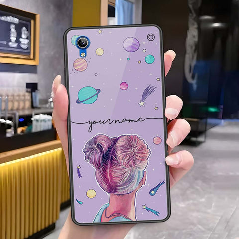 Vivo Y91C Cover - Onation Your Name Series - HQ Ultra Shine Premium Infinity Glass Soft Silicon Borders Case