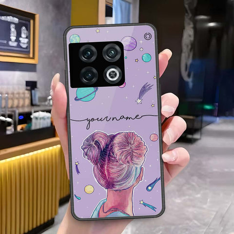 OnePlus 10 Pro Cover - Onation Your Name Series - HQ Ultra Shine Premium Infinity Glass Soft Silicon Borders Case