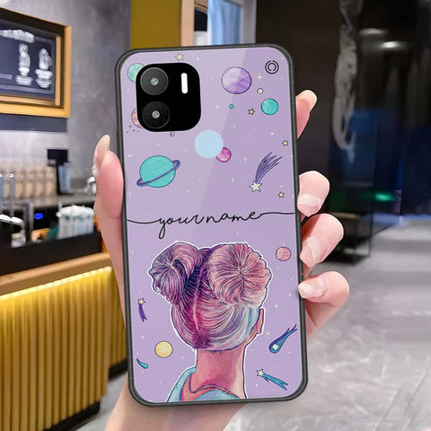 Xiaomi Poco C50 Cover - Onation Your Name Series - HQ Ultra Shine Premium Infinity Glass Soft Silicon Borders Case