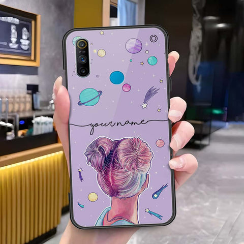 Realme 6i Cover - Onation Your Name Series - HQ Ultra Shine Premium Infinity Glass Soft Silicon Borders Case