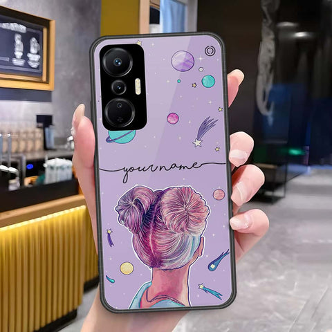 Infinix Hot 20S Cover - Onation Your Name Series - HQ Ultra Shine Premium Infinity Glass Soft Silicon Borders Case