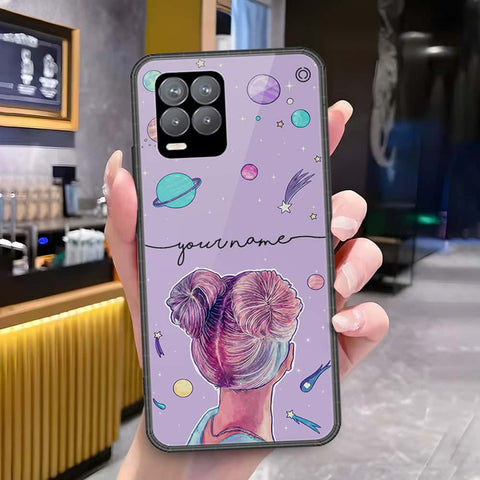 Realme 8 Cover - Onation Your Name Series - HQ Ultra Shine Premium Infinity Glass Soft Silicon Borders Case