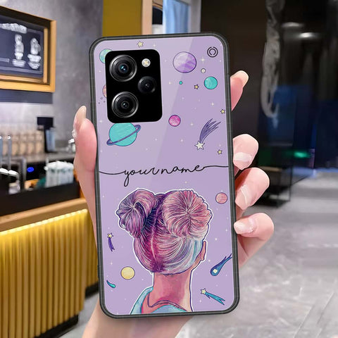 Xiaomi Poco X5 Pro Cover - Onation Your Name Series - HQ Ultra Shine Premium Infinity Glass Soft Silicon Borders Case