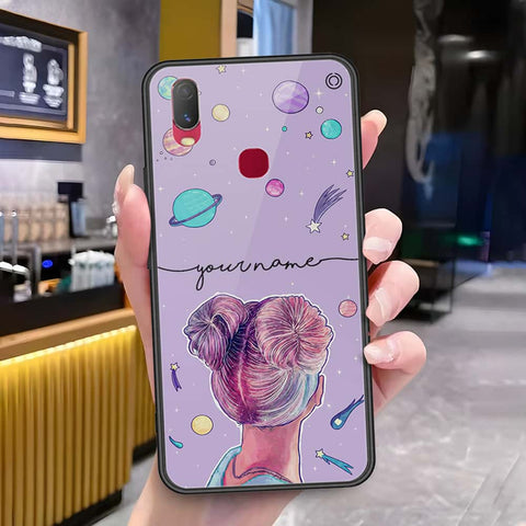 Vivo Y11 2019 Cover - Onation Your Name Series - HQ Ultra Shine Premium Infinity Glass Soft Silicon Borders Case