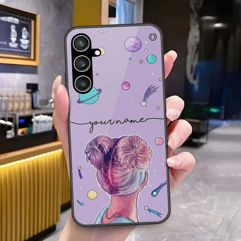 Samsung Galaxy S23 FE Cover - Onation Your Name Series - HQ Ultra Shine Premium Infinity Glass Soft Silicon Borders Case
