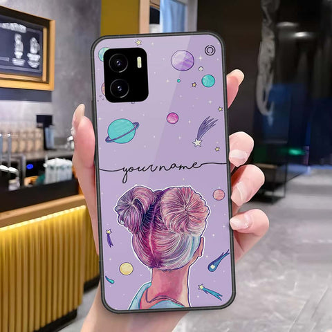Vivo Y10 Cover - Onation Your Name Series - HQ Ultra Shine Premium Infinity Glass Soft Silicon Borders Case